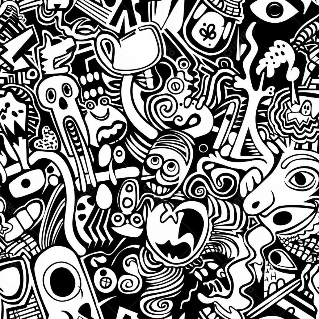 Textura Abstrata Monocromática para Fundo