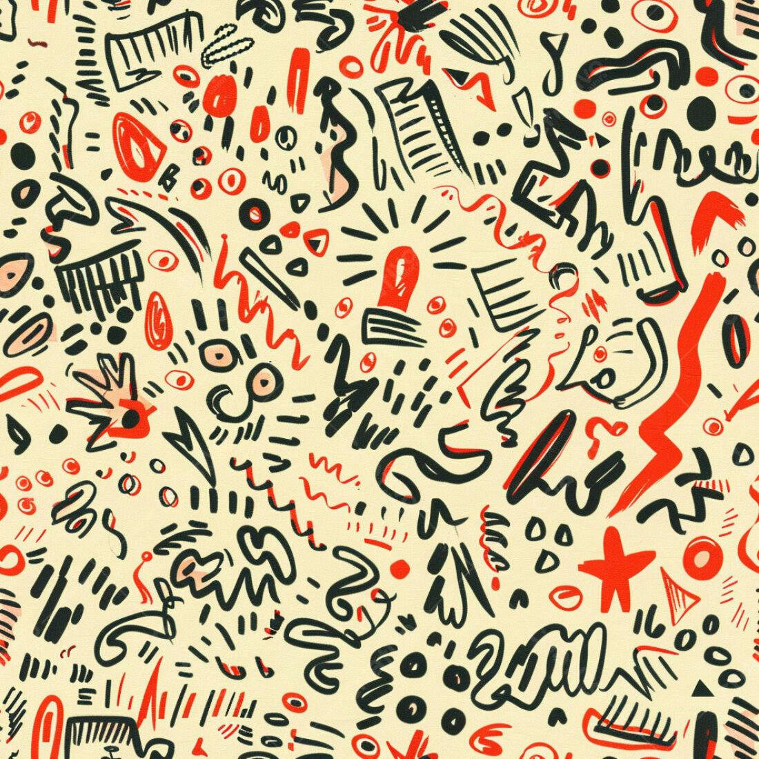 Textura Abstrata Vermelha e Preta para Fundo