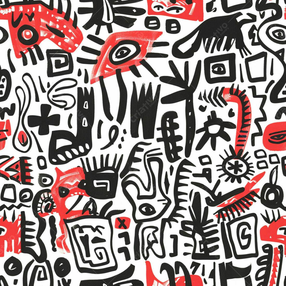Textura Abstrata Vermelha e Preta para Fundo