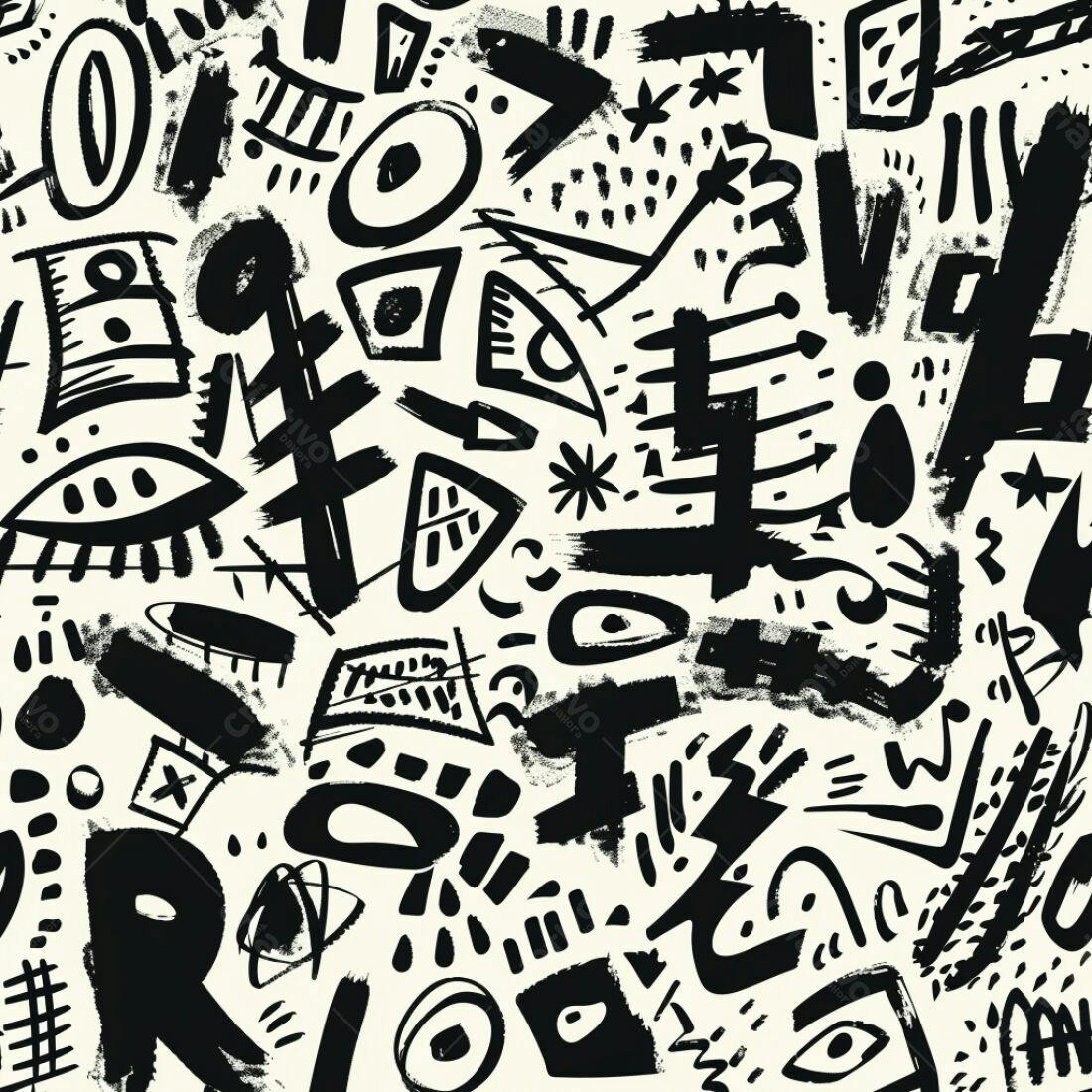 Textura Abstrata Preto e Branco para Fundo