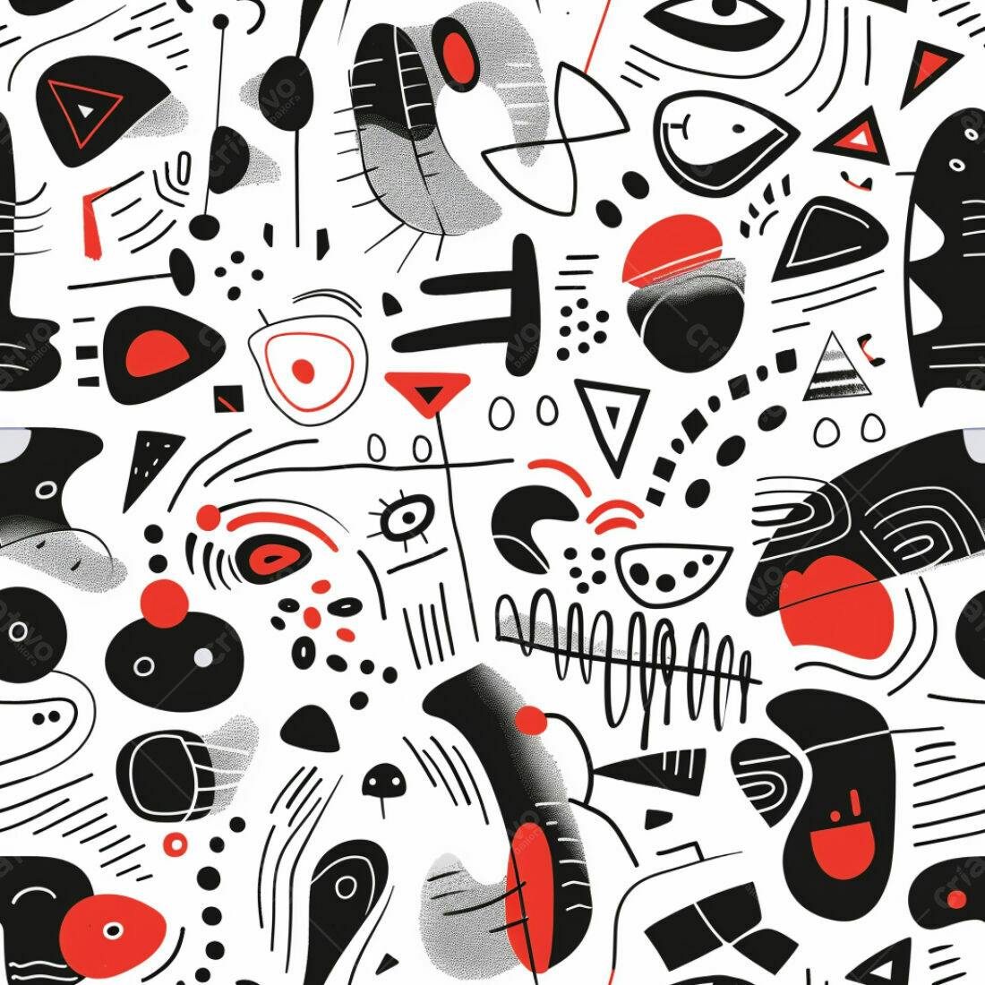 Textura Abstrata Vermelha e Preta para Fundo