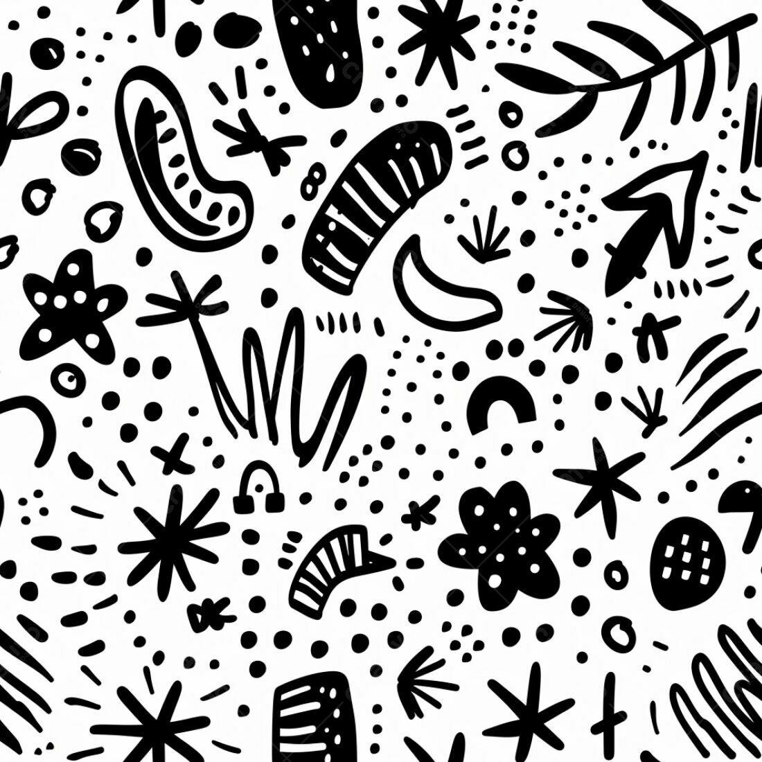 Textura Abstrata Preto e Branco para Fundo