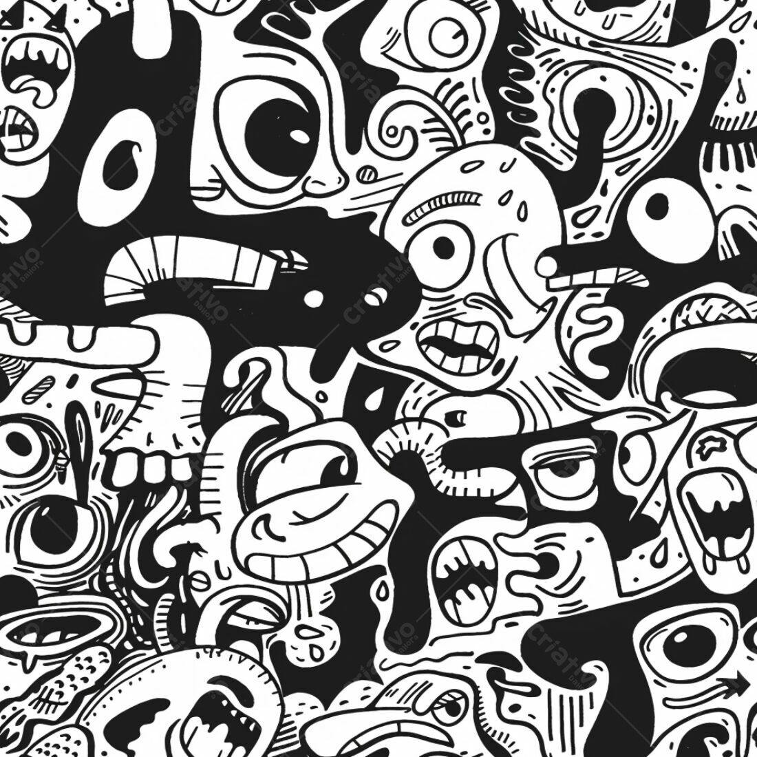Textura Abstrata Monocromática para Fundo