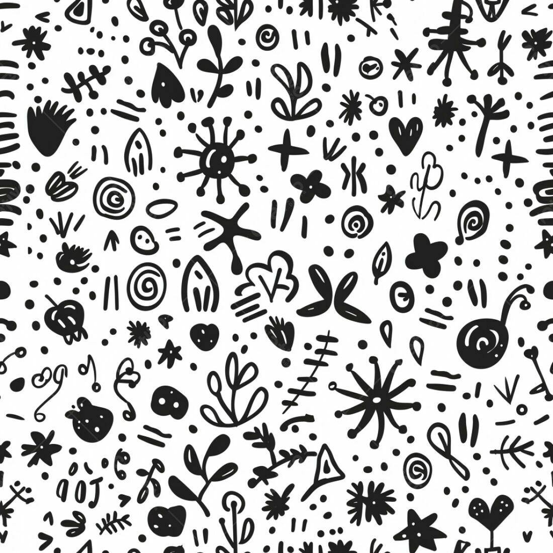 Textura Abstrata Preto e Branco para Fundo