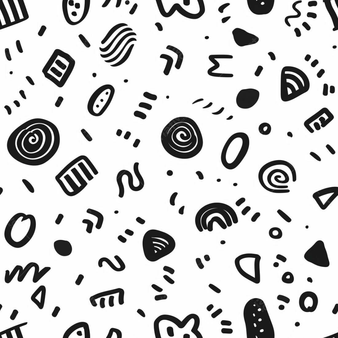Textura Abstrata Preto e Branco para Fundo
