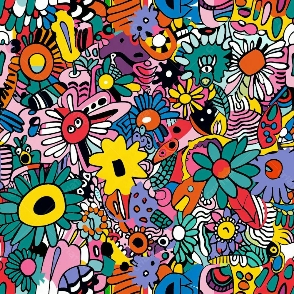 Doodles pattern high resolution design asset - [download] 126376 ...