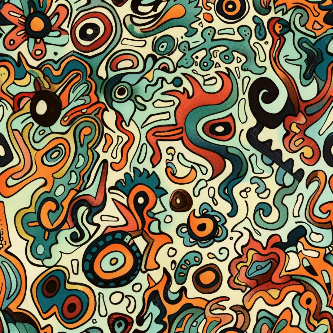 Textura Abstrata Colorida para Fundo
