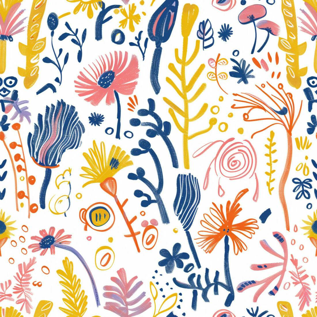 Textura floral abstrata colorida para fundo