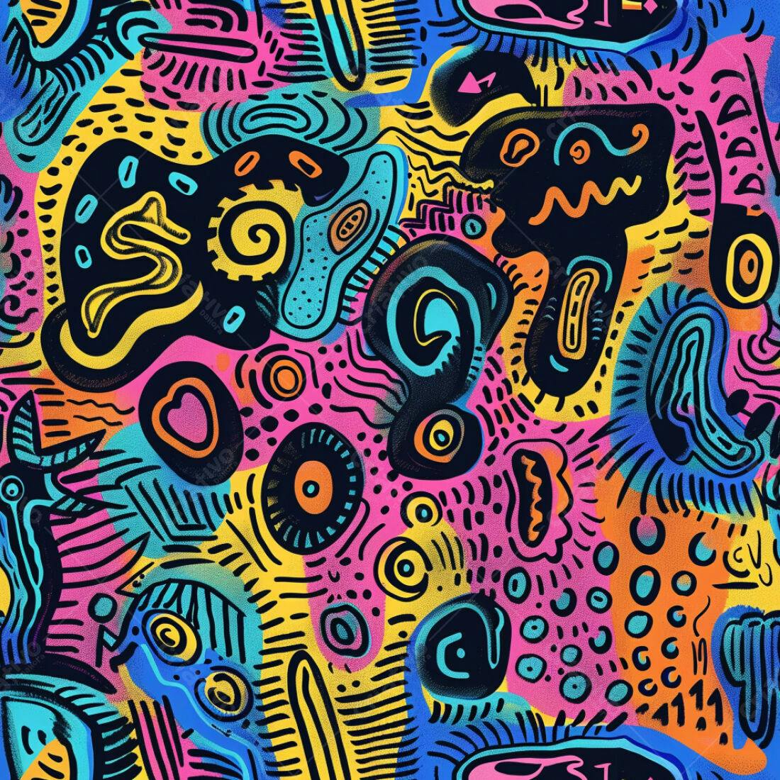 Textura Abstrata Colorida para Fundo