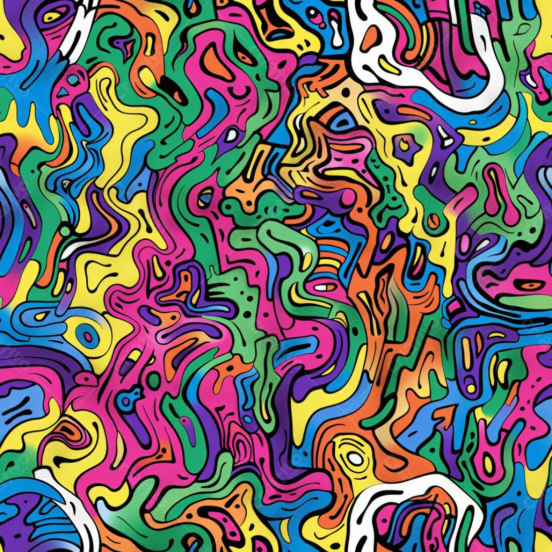Textura Abstrata Colorida para Fundo