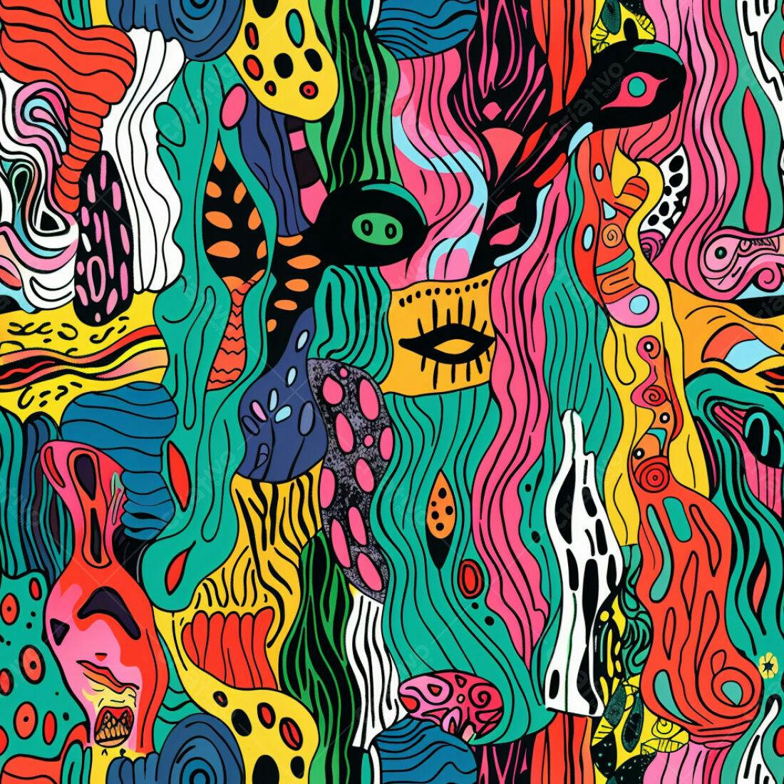 Textura Abstrata Colorida para Fundo