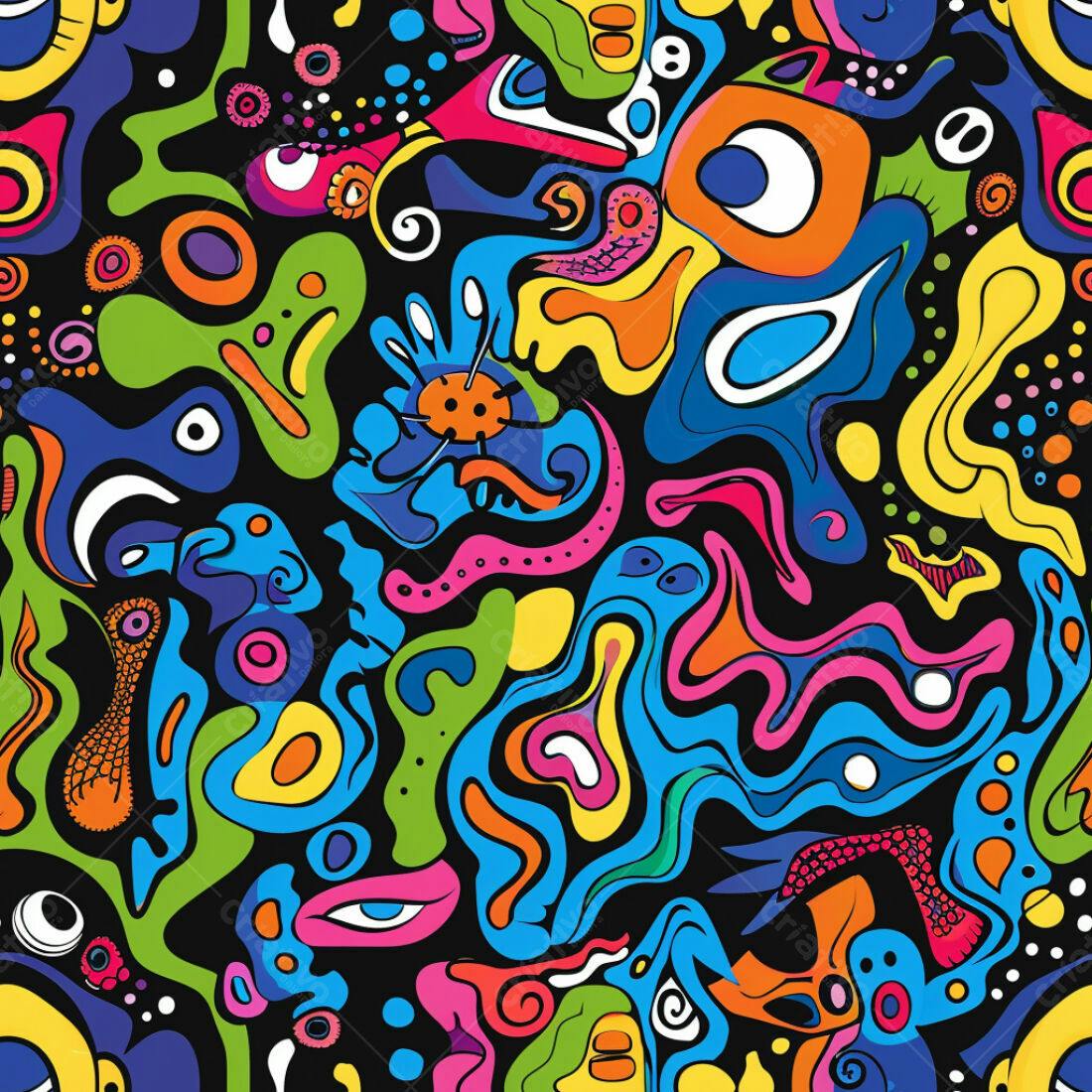 Textura Abstrata Colorida para Fundo