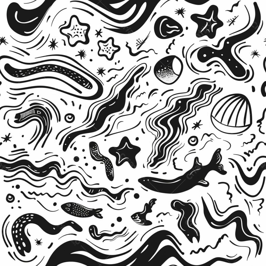 Textura fundo marinho monocromático para design