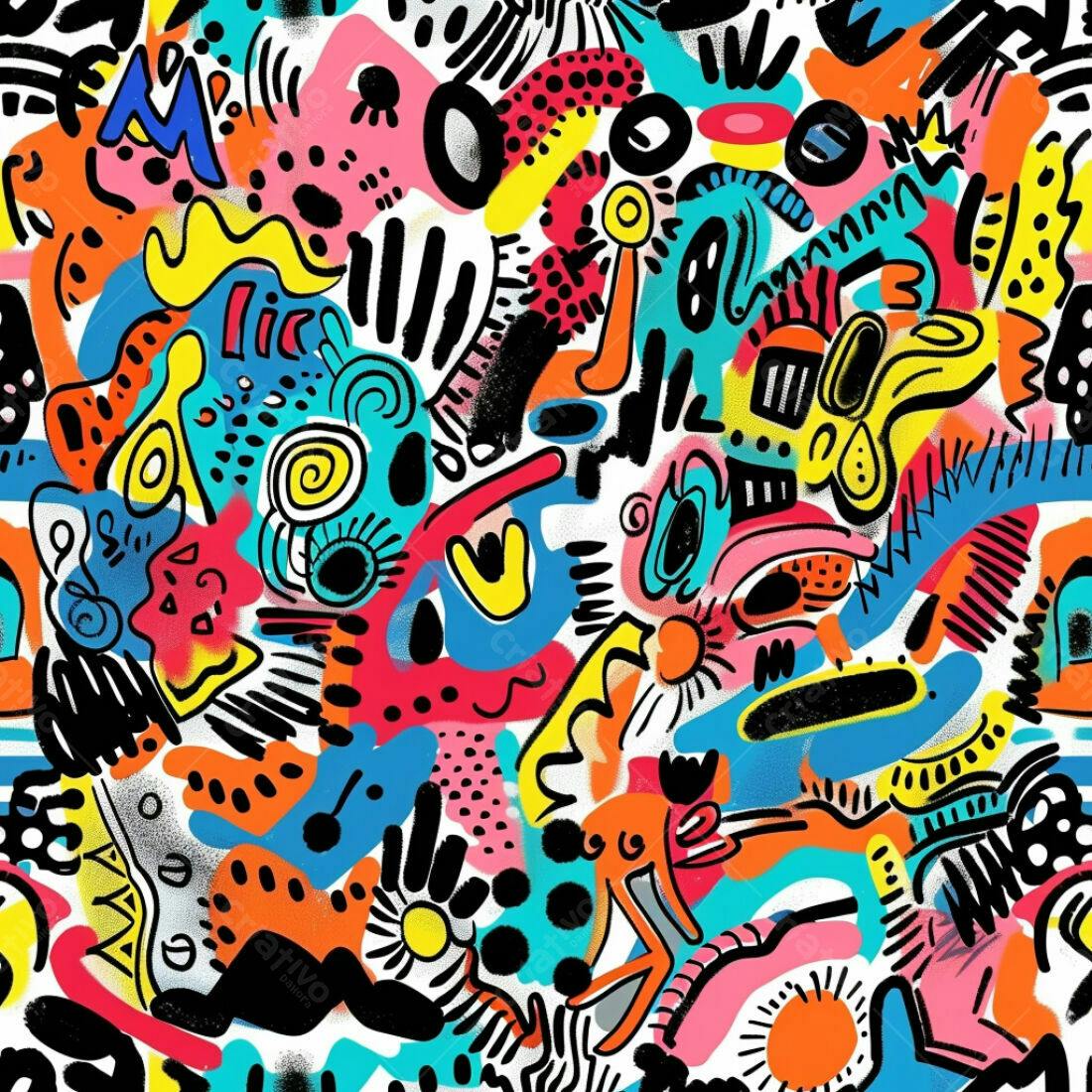 Textura Abstrata Colorida para Fundo