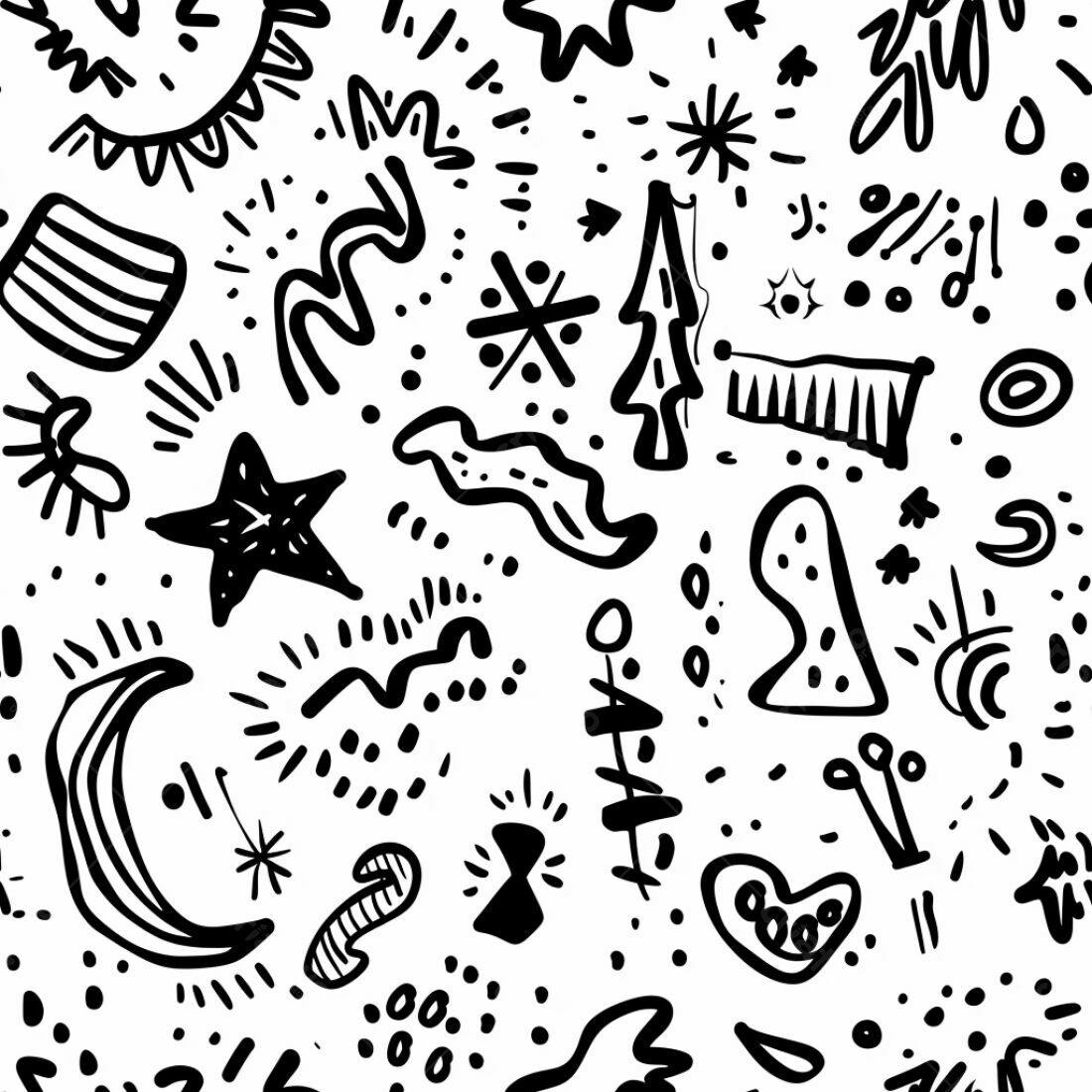 Textura Abstrata Preto e Branco para Fundo