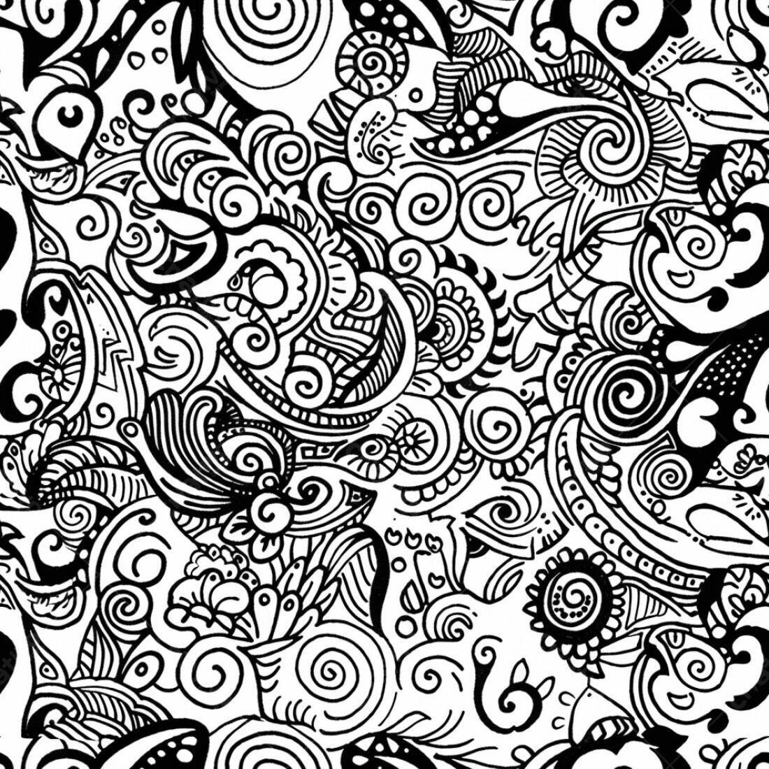 Textura Abstrata Preto e Branco para Fundo