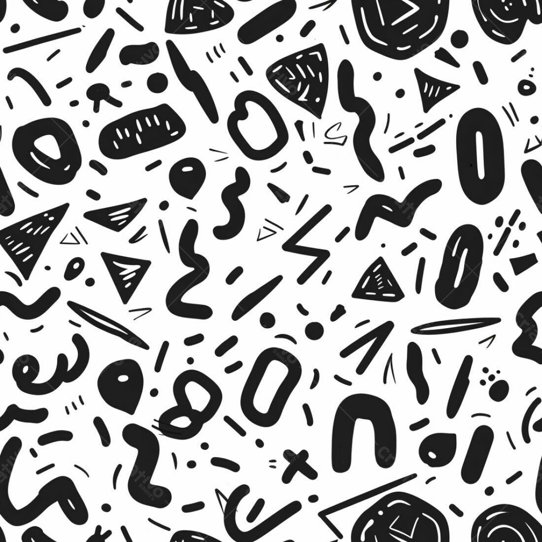 Textura Abstrata Preto e Branco para Fundo
