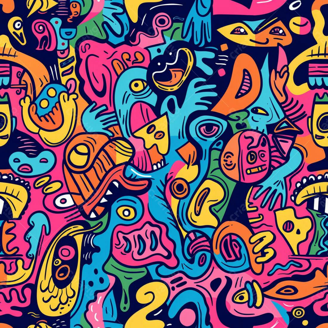Textura Abstrata Colorida para Fundo