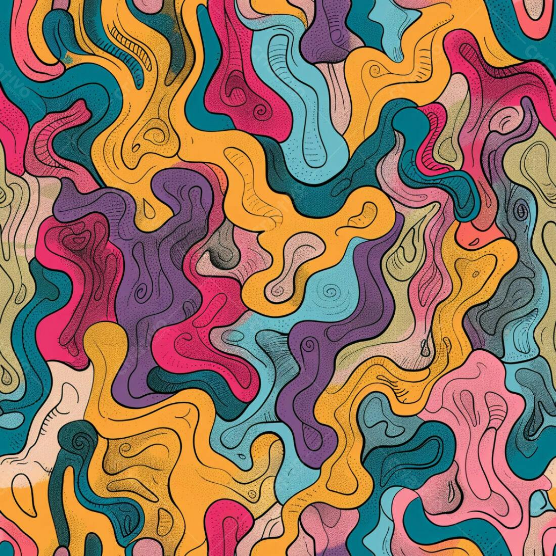 Textura Abstrata Colorida para Fundo