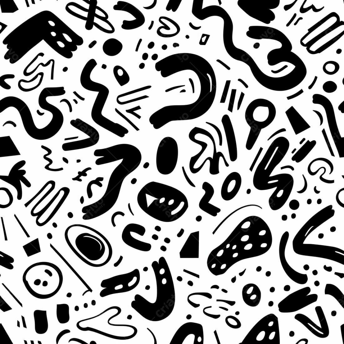 Textura Abstrata Preto e Branco para Fundo