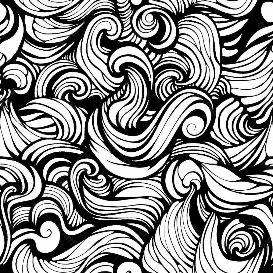 Textura Abstrata Ondulada para Fundo