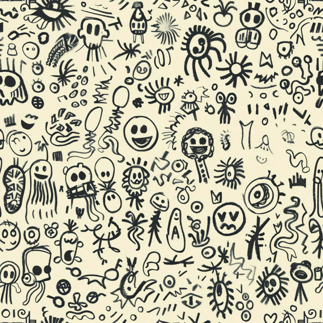 Textura desenho infantil para fundo criativo