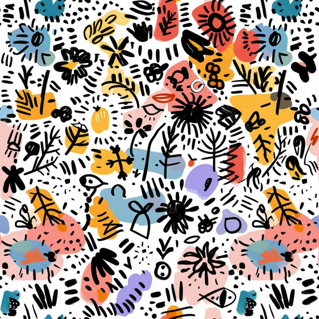 Textura Abstrata Floral para Fundo