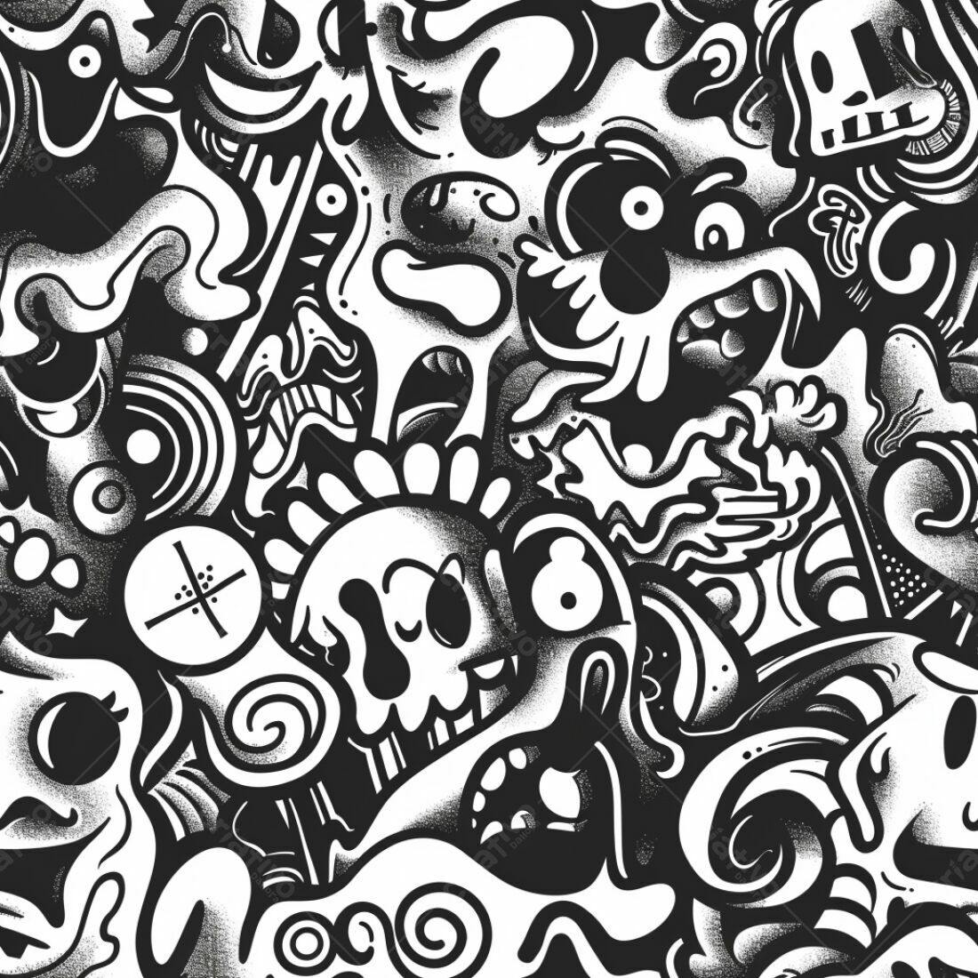 Textura Abstrata Monocromática para Fundo