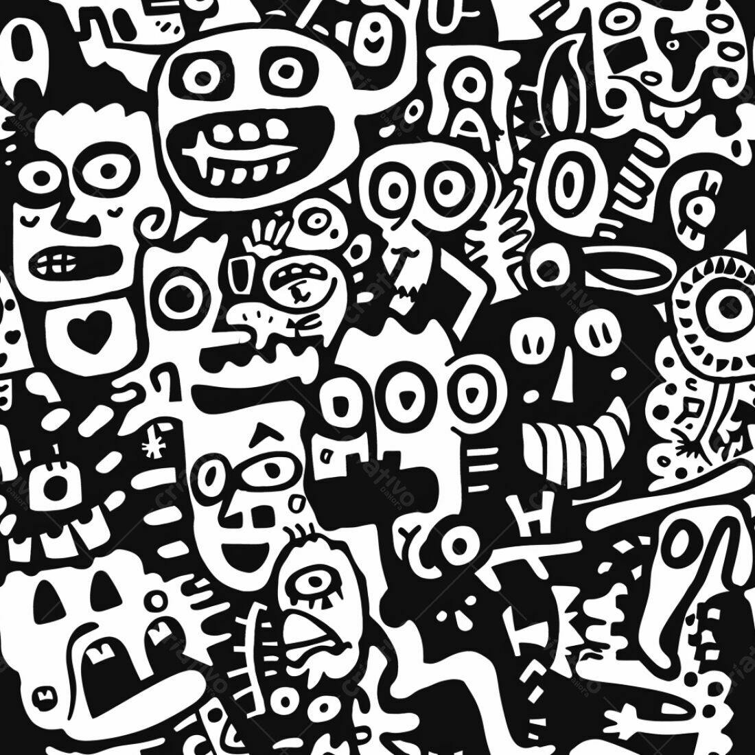 Textura Abstrata Monocromática para Fundo