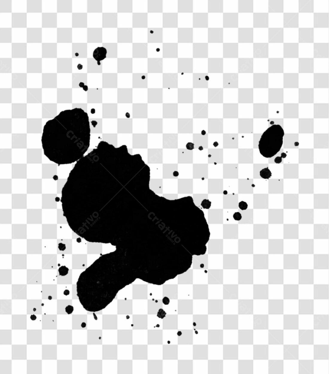 Icone Borrões de tinta PNG com fundo transparente