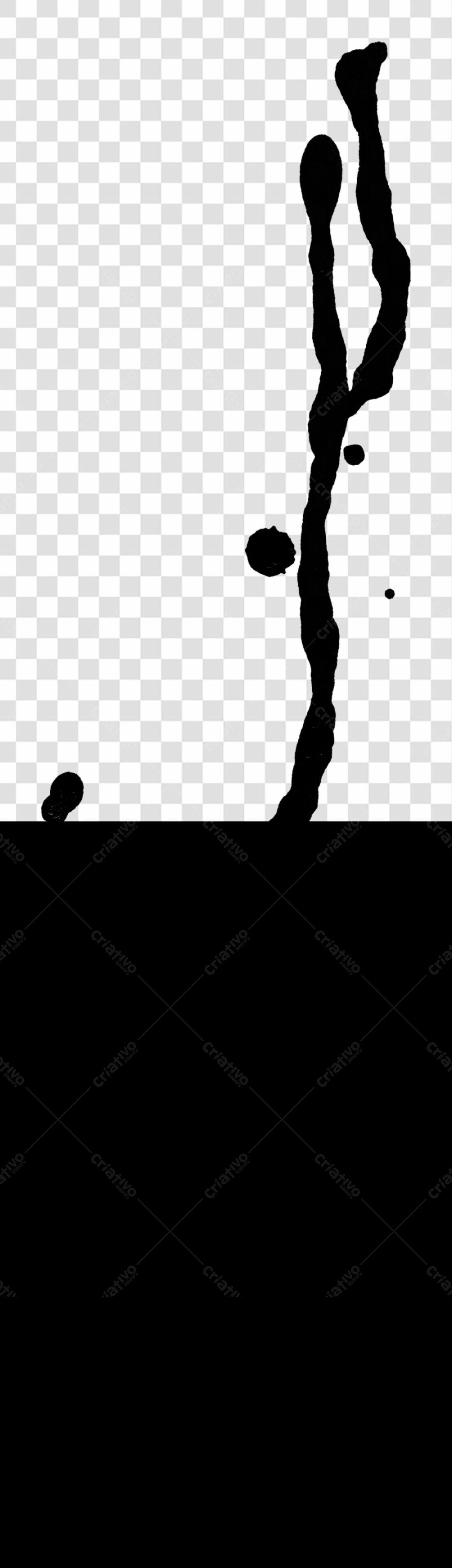Icone abstrato em preto PNG com fundo transparente
