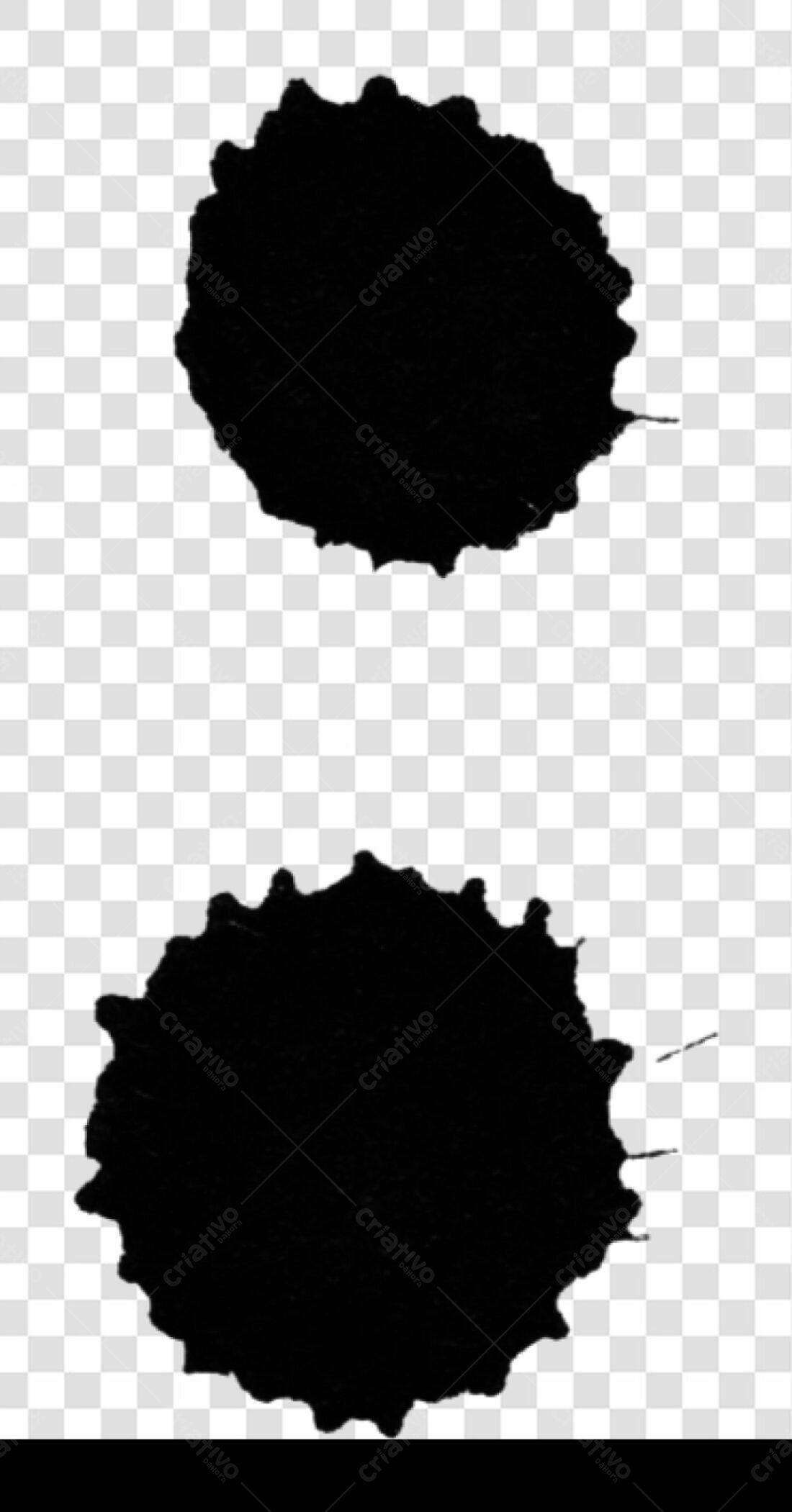 Icone Mancha de Tinta PNG com fundo transparente