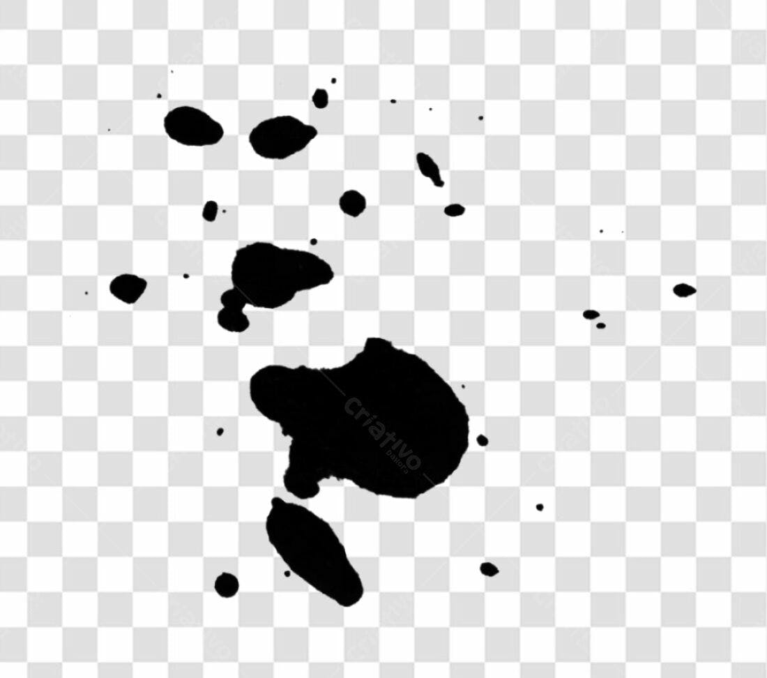 Icone Pingos de Tinta PNG com fundo transparente