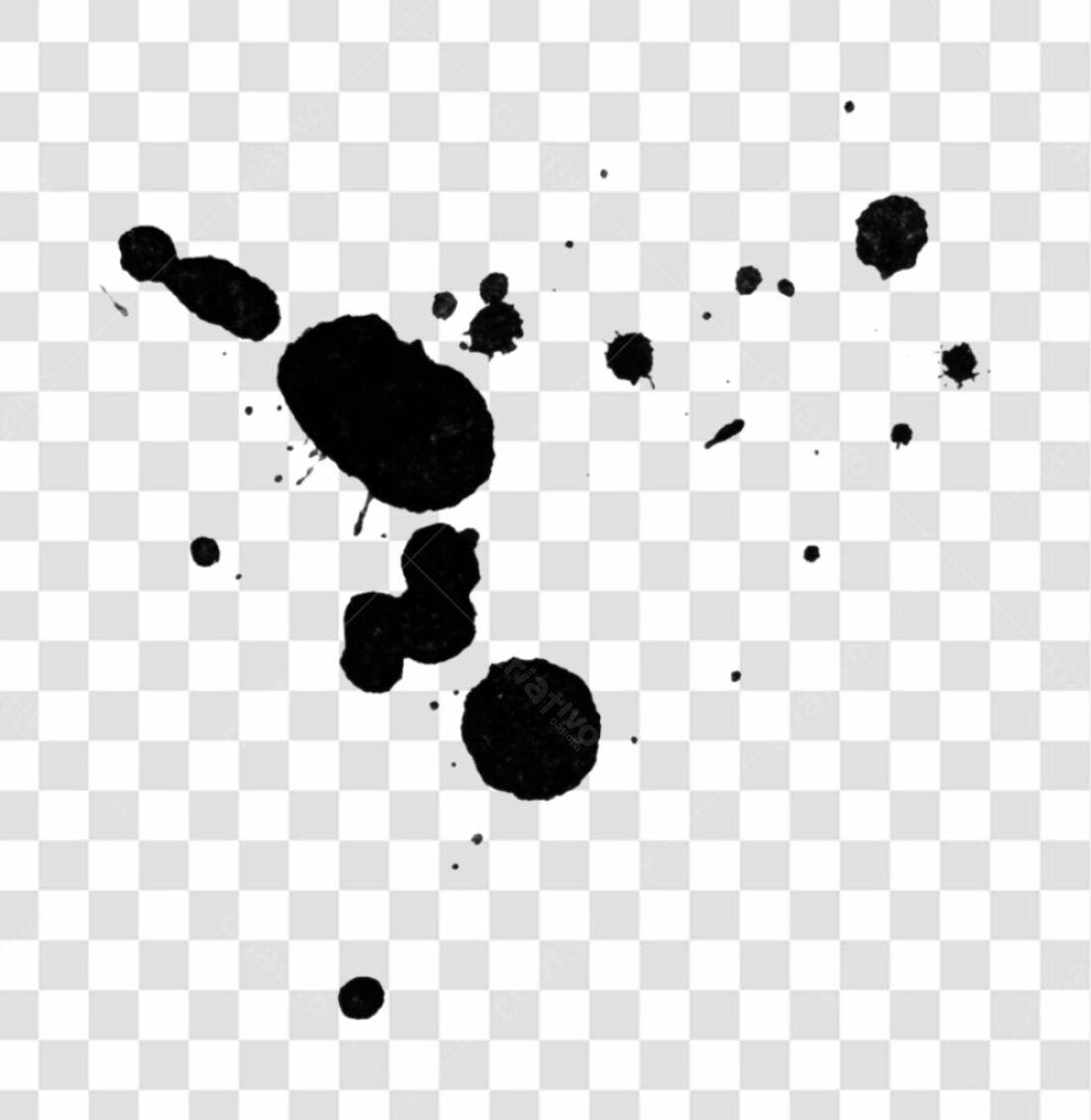 Icone de respingos de tinta PNG com fundo transparente