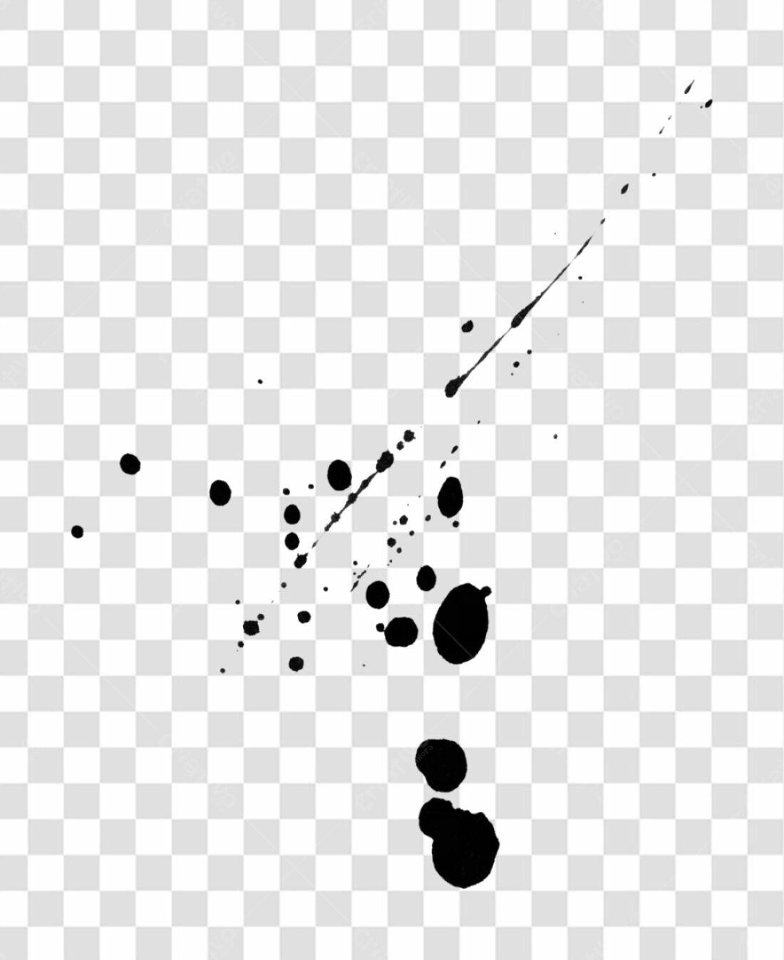 Icone Pingos de Tinta PNG com fundo transparente
