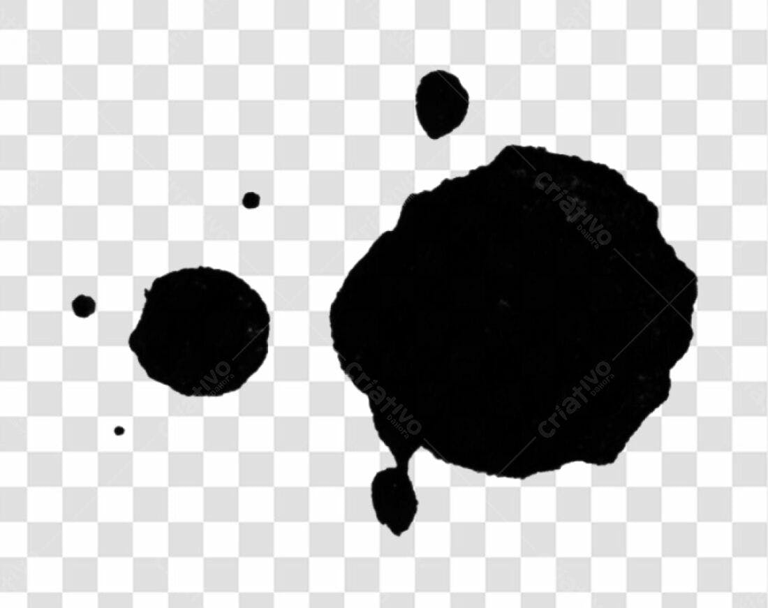 Icone Mancha de Tinta PNG com fundo transparente