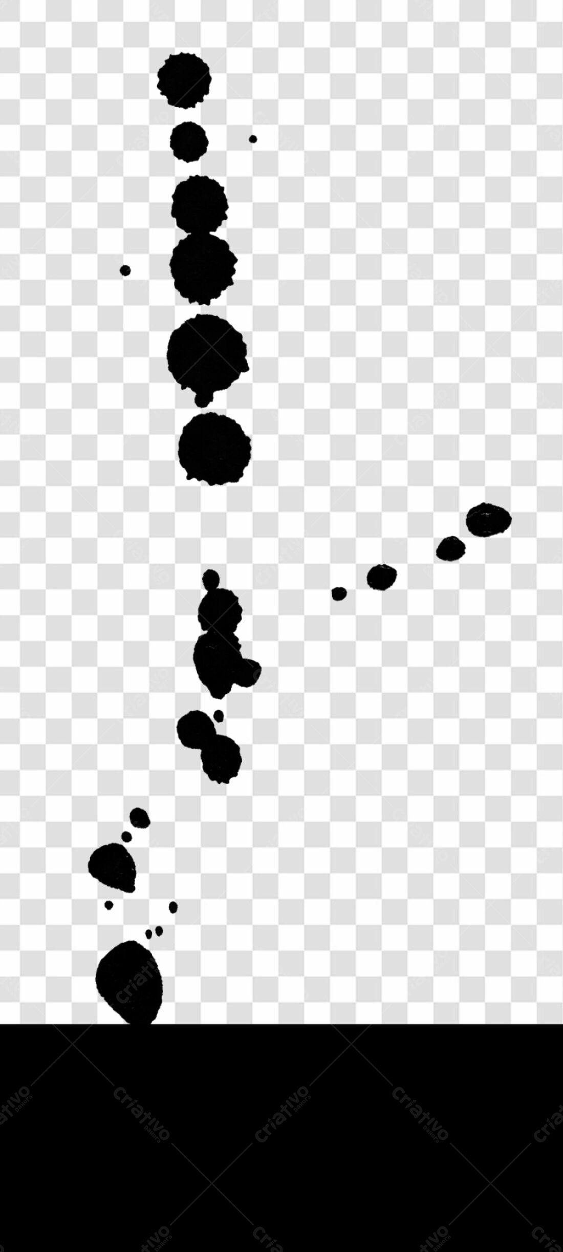 Icone Gotas de Tinta PNG com fundo transparente