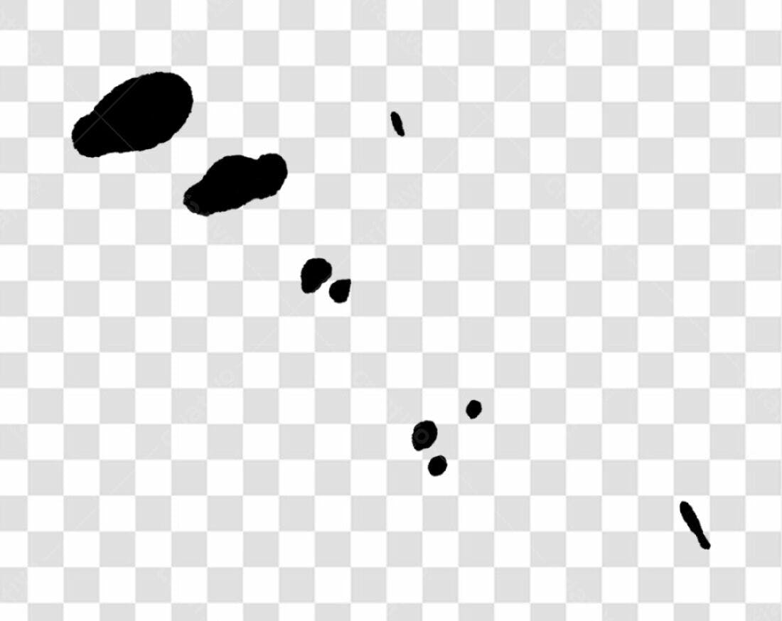 Icone abstrato manchas pretas PNG com fundo transparente