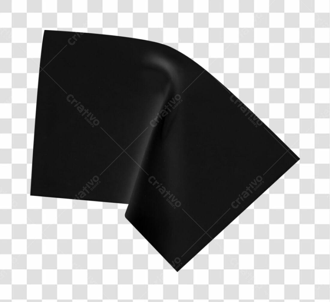 Banner Preto PNG com fundo transparente