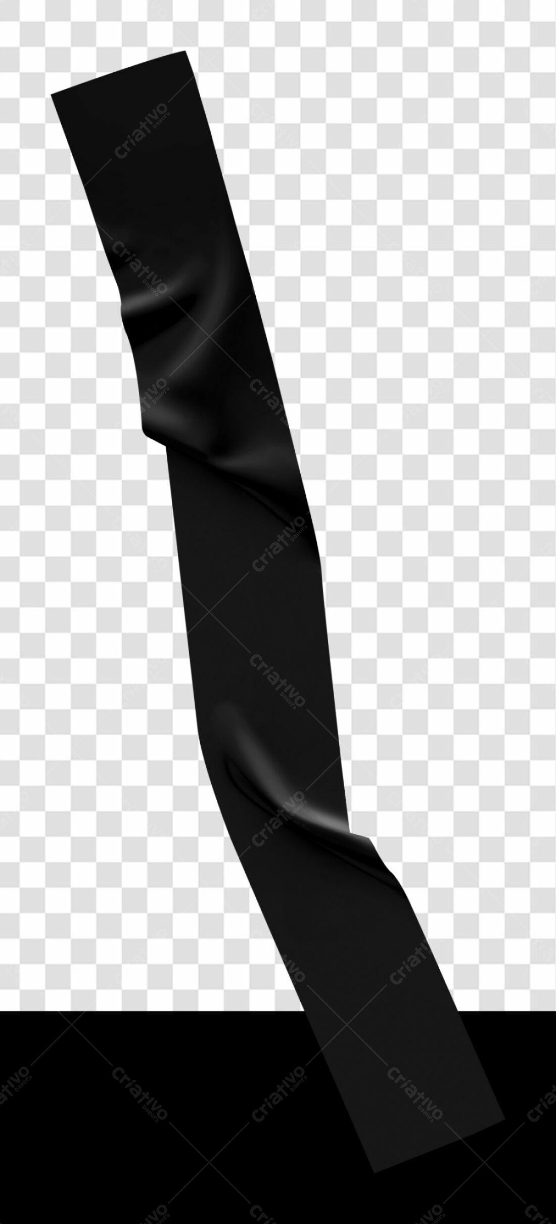 Banner Preto PNG com fundo transparente