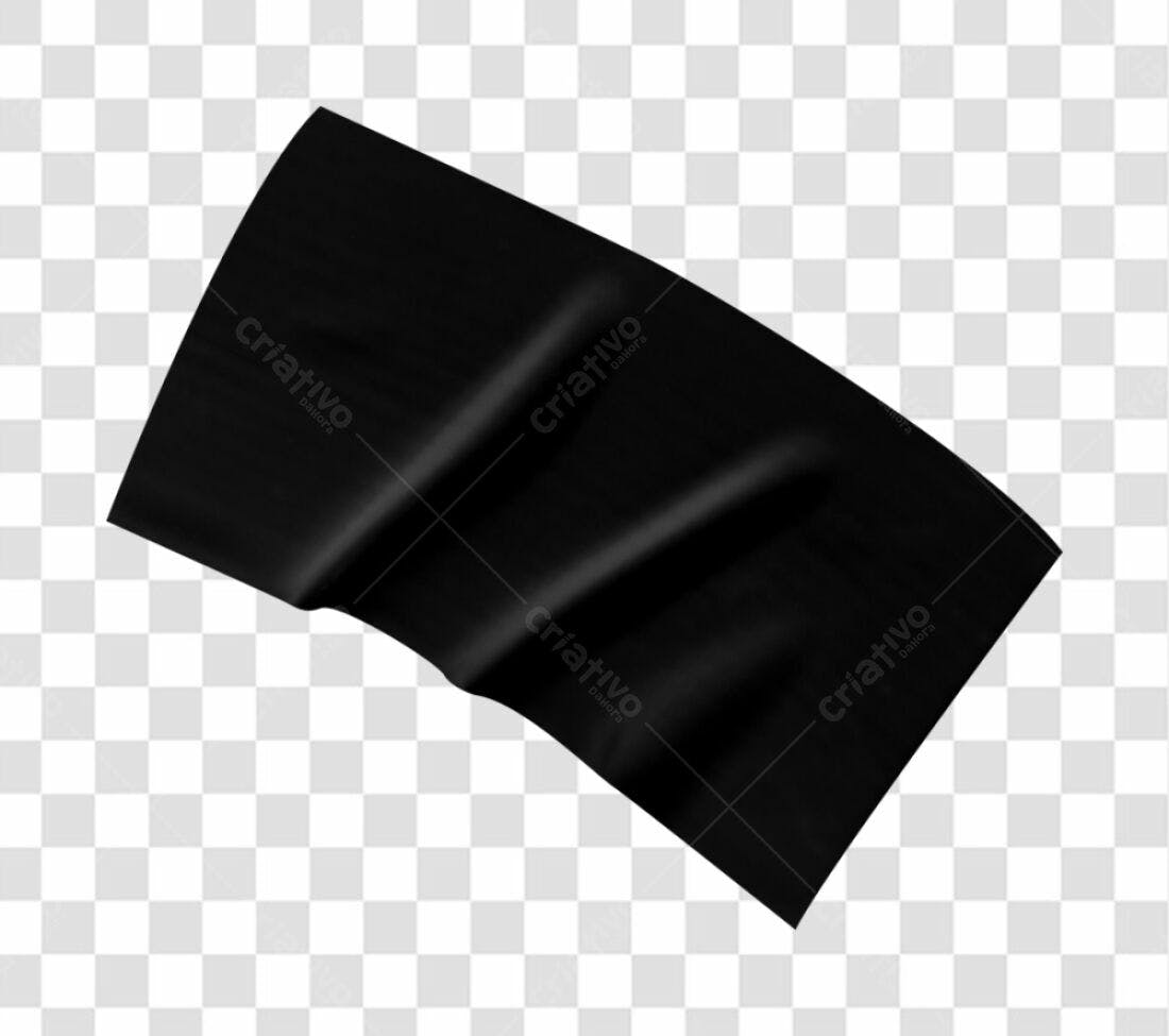 Banner Preto PNG com fundo transparente