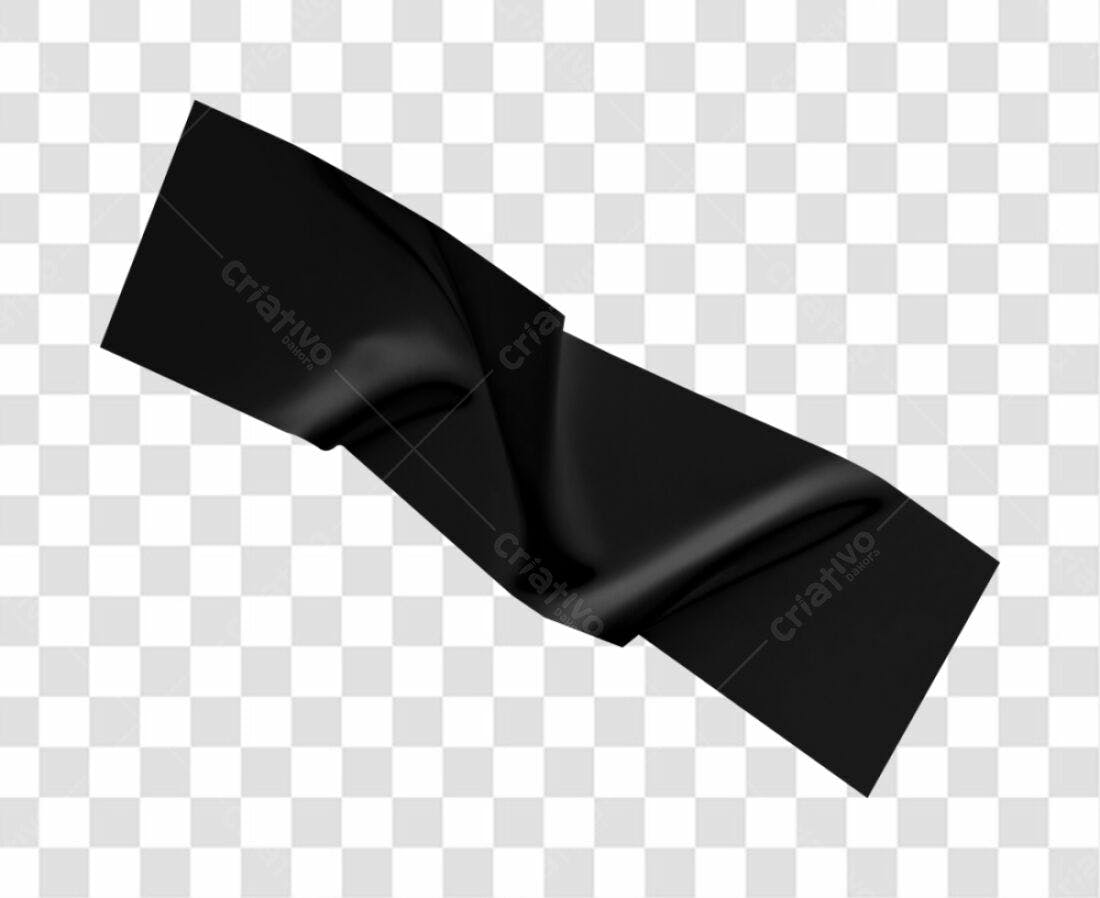 Banner Preto PNG com fundo transparente