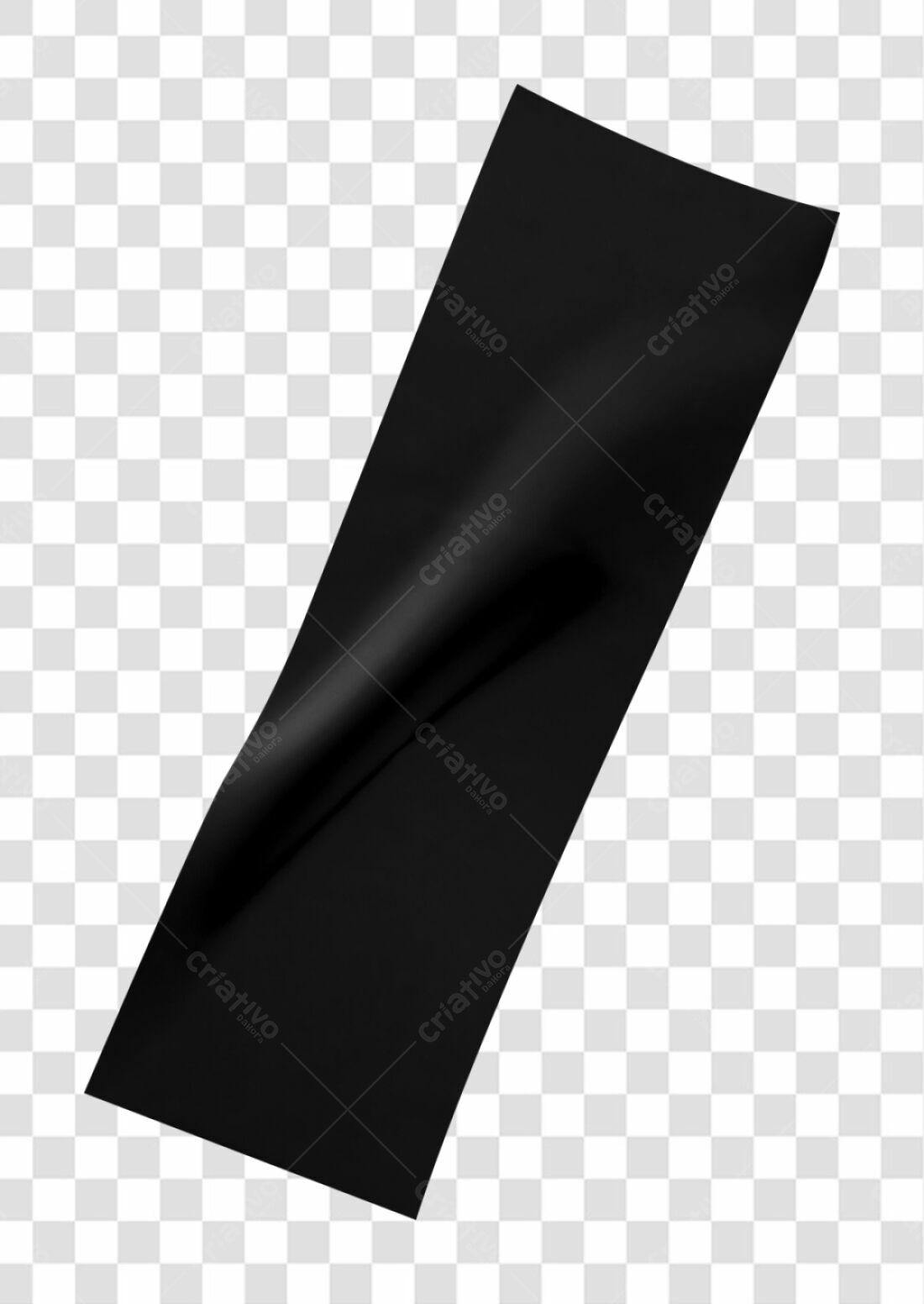Banner Preto PNG com fundo transparente