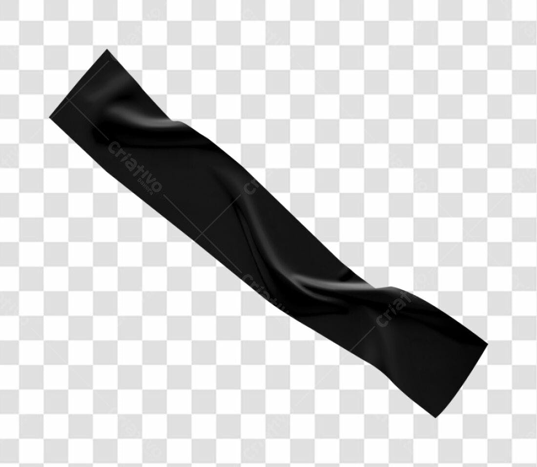 Banner Preto PNG com fundo transparente