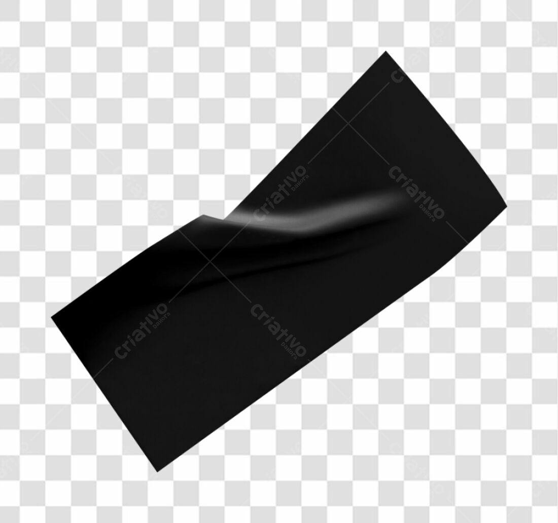 Banner Preto PNG com fundo transparente