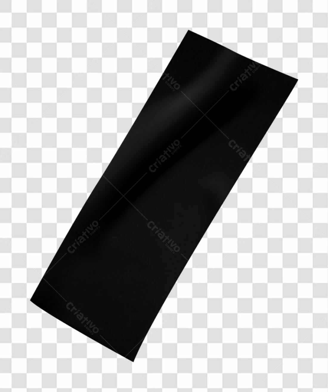 Banner Preto PNG com fundo transparente