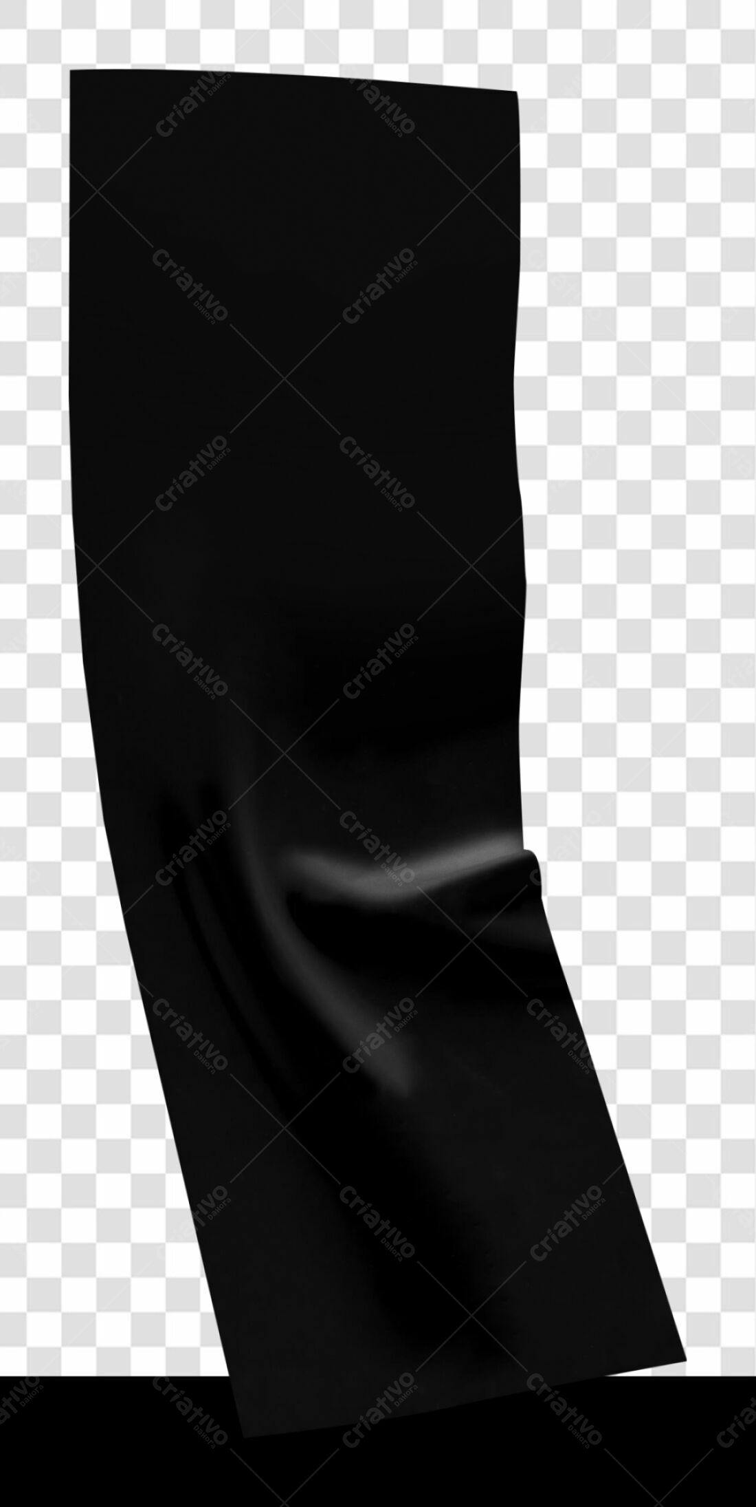 Banner Preto PNG com fundo transparente