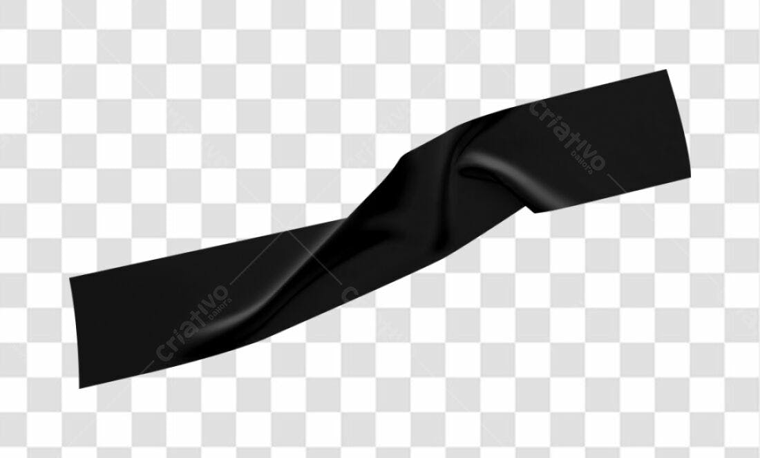 Fita Preta PNG com fundo transparente