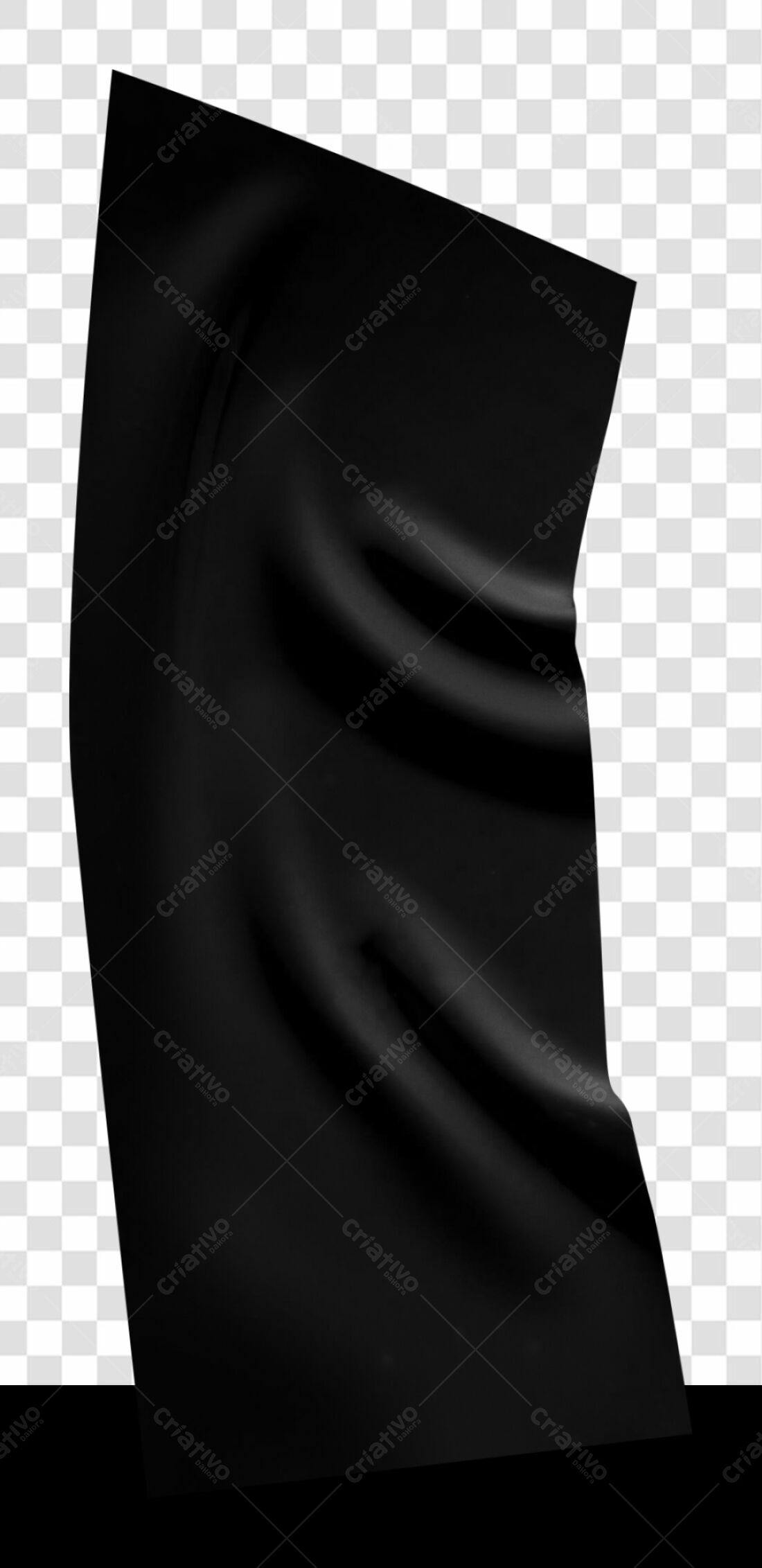 Banner Preto PNG com fundo transparente