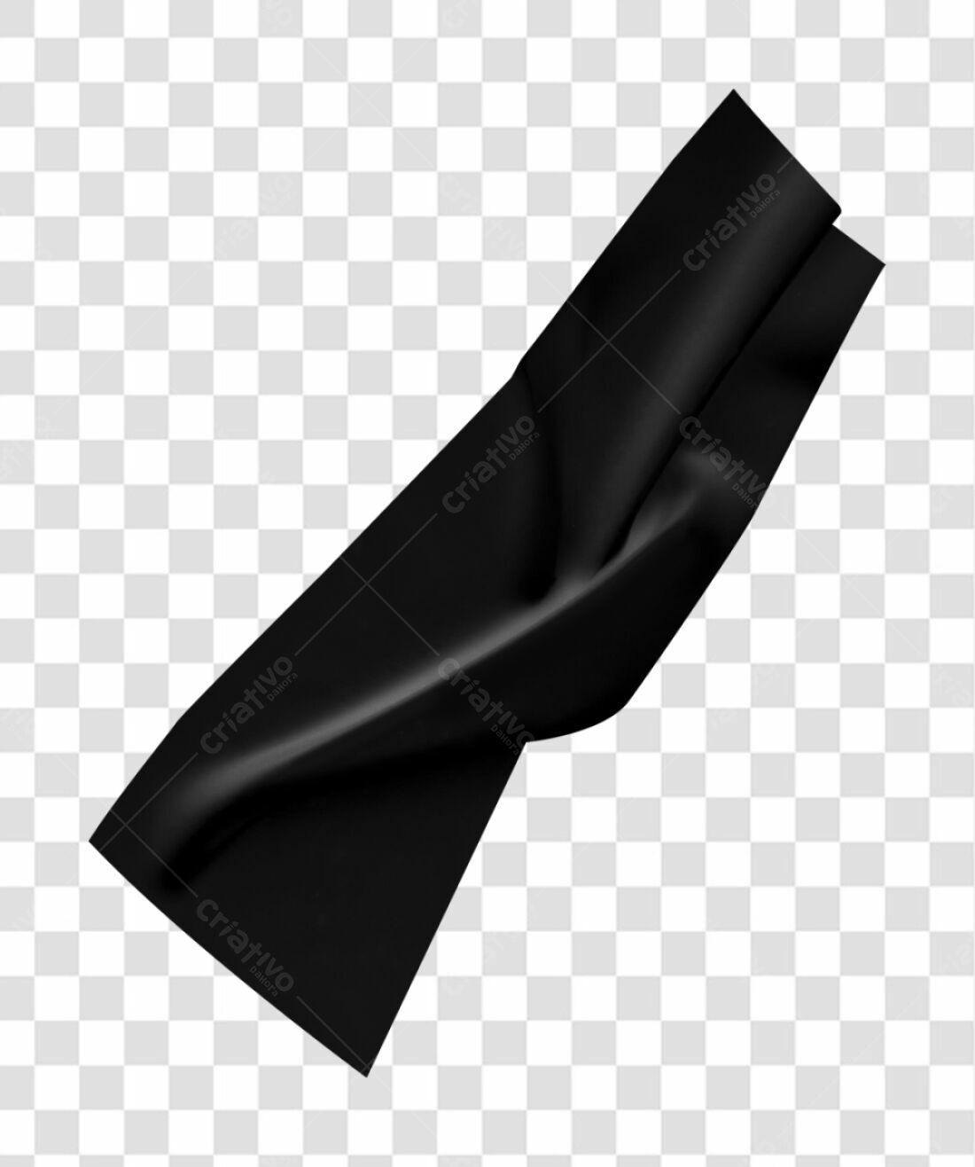 Bandeira Preta PNG com fundo transparente